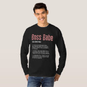 Babe Girl Lady CEO Boss T-shirt (Voorkant volledig)
