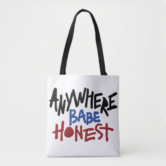 Babe Honest Tote Bag (Voorkant)