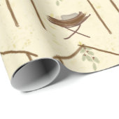 Babe in a manger Christmas wrap Cadeaupapier (Rol Hoek)