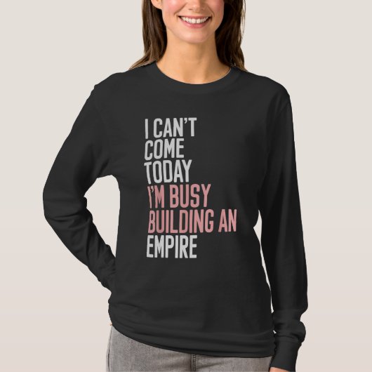 Babe Meisje Dames CEO Baas T-shirt (Voorkant)