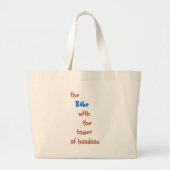 Babe met de Toren van Hoodoos Grote Tote Bag (Voorkant)