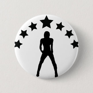 babe met sterpictogram ronde button 5,7 cm