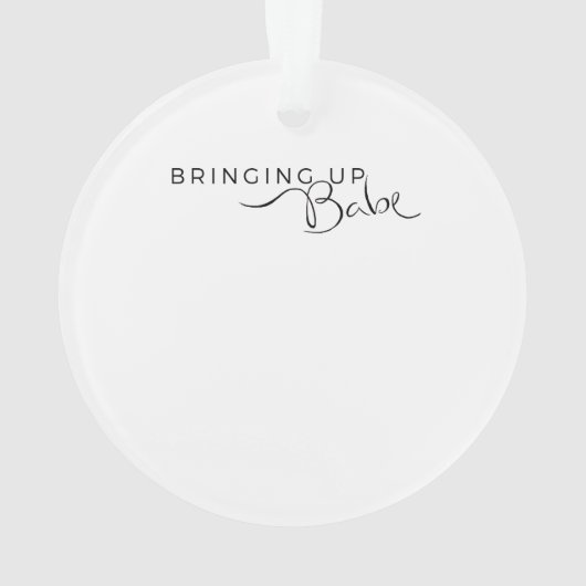 Babe Ornament (achterkant)