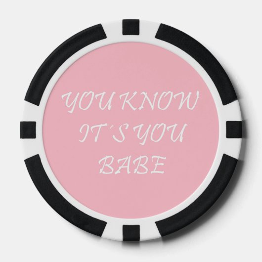 Babe Poker Chips (Voorkant)