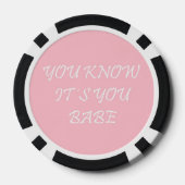 Babe Poker Chips (Achterkant)