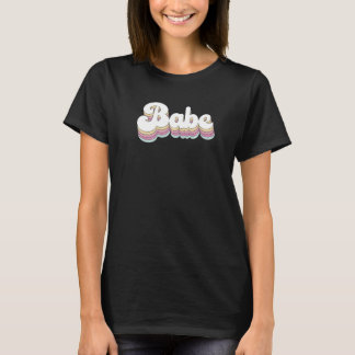 Babe Retro Bruid Bruidsmeisje Meisjesfeest   T-shirt