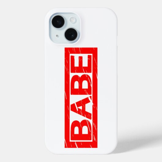 Babe Stamp Case-Mate iPhone Case (Achterkant)