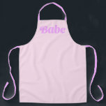 BABE Statement Apron – Cook Cute, Serve Confidence Schort<br><div class="desc">Bring bold personality into the kitchen with the BABE Statement Apron. Featuring clean, modern typography and playful confidence, this apron is perfect for cooking, baking, grilling, crafting, or hosting in style. Whether you’re a home chef, entertainer, or creative maker, this apron keeps clothes protected while serving serious attitude. It also...</div>