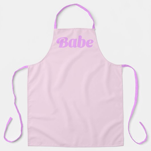 BABE Statement Apron – Cook Cute, Serve Confidence Schort (Voorkant)
