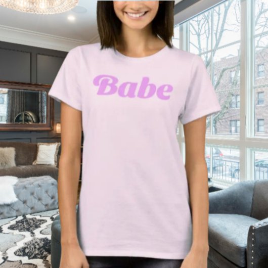 BABE Statement T-shirt – Zachte Vertrouwen, Kracht