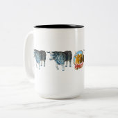 "Babe the Blue Ushi" 15 oz mok (Voorkant links)