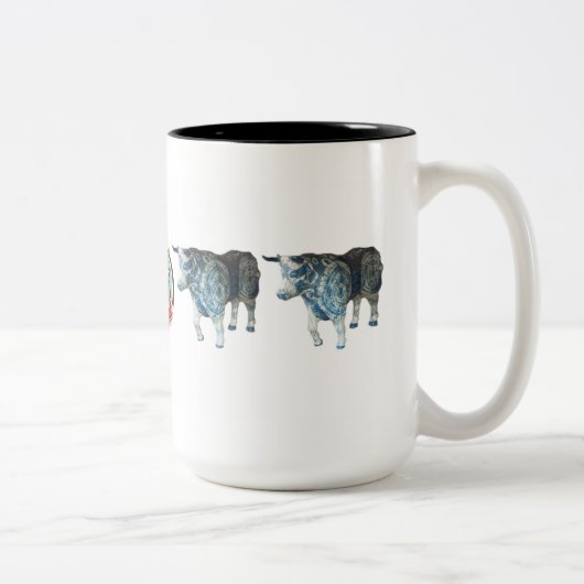 "Babe the Blue Ushi" 15 oz mok (Rechts)