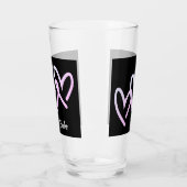 Babe Triple Heart Glass Tumbler (Links)