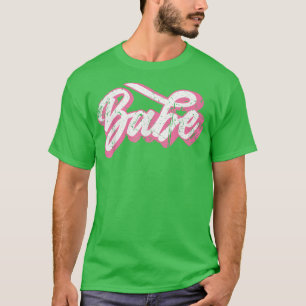 Babe Vintage Bruid Bruidsmeisje Bachelorette Feest T-shirt