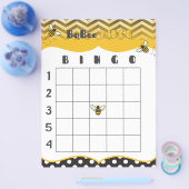 BaBee Baby shower Bingo Game Print Outs Flyer (Enkel)