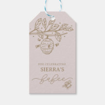 Babee, Bijen uitnodiging, Bij thema Baby Shower,