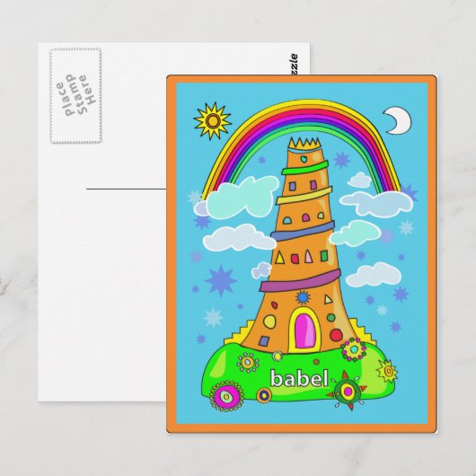 Babel Briefkaart (Voorkant / Achterkant)