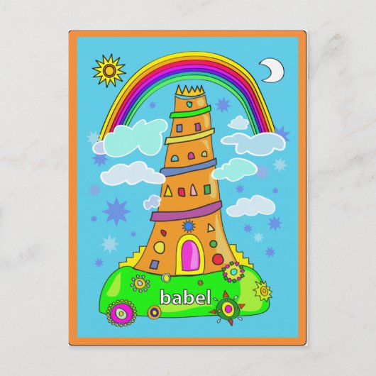 Babel Briefkaart (Voorkant)