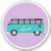 Babemobile Vinyl Sticker (Voorkant)