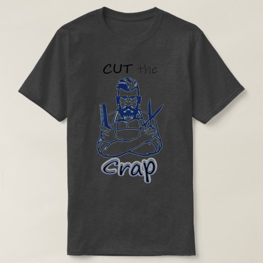 Baber Design Beard Haircut T-shirt (Design voorkant)