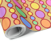 Babes kralen helder rood cadeaupapier (Rol Hoek)