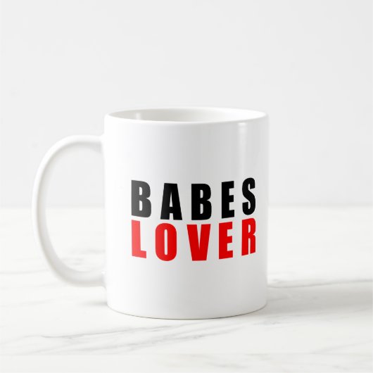 Babes lover koffiemok (Links)
