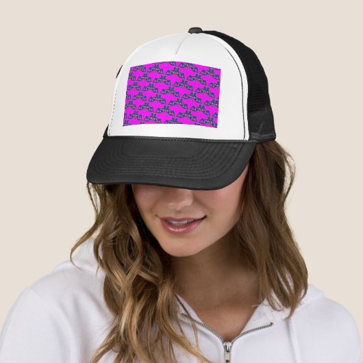 Babes Pattern Trucker Pet (In situ)