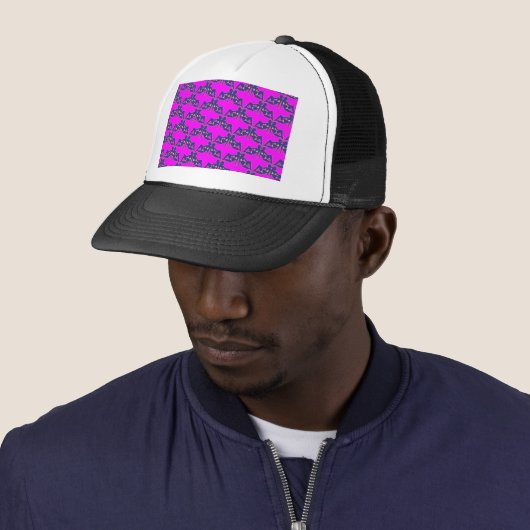 Babes Pattern Trucker Pet (In situ)
