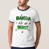 Babesia is een Beest Lyme Tick Shirt (Voorkant)