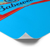 Babeweiser Grappige Bierliefhebber Drinken Feest G Poster (Hoek)