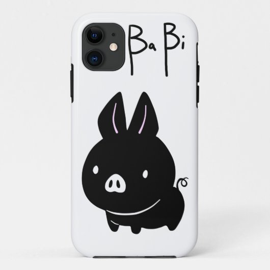 BaBi Biggetje iPhone Hoesje (Achterkant)