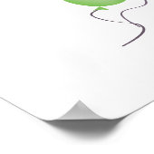 Babies 1st Birthday Party ballonnen 1 Poster afdru (Hoek)