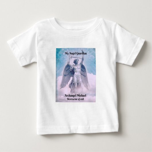 Babies' Archangel Michael White T-Shirt (Voorkant)