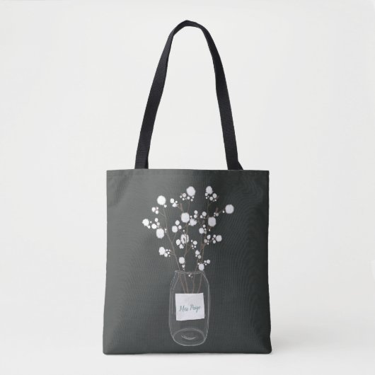 BABIES BREATH/COTTON-leraar Tote Bag (Voorkant)