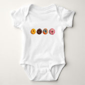 Babies Donut Print Bodysuit (Voorkant)
