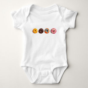 Babies Donut Print Bodysuit