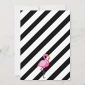 Babies en Brunch Twins Flamingo Baby shower Kaart (Achterkant)