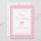 Babies First Coquette Birthday! Kaart (Voorkant)