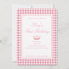 Babies First Coquette Birthday! Kaart