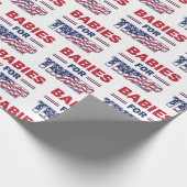 Babies for Trump - Trump 2020 Cadeaupapier (Hoek)