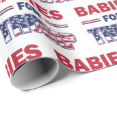 Babies for Trump - Trump 2020 Cadeaupapier (Rol Hoek)