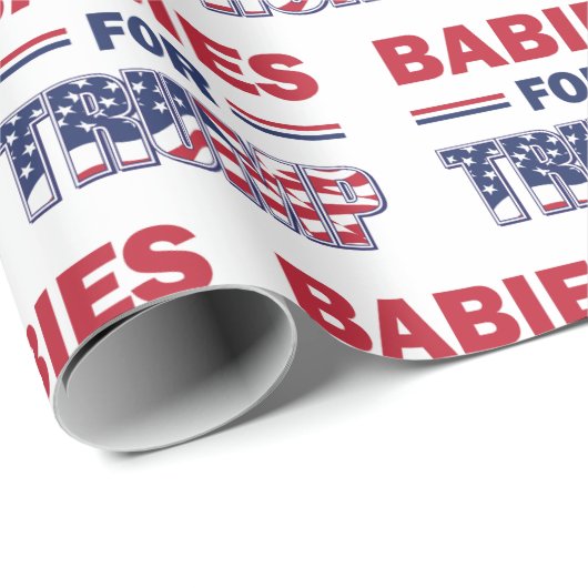 Babies for Trump - Trump 2020 Cadeaupapier (Rol Hoek)