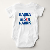 Babies voor Biden Harris Custom Text Romper (Achterkant)