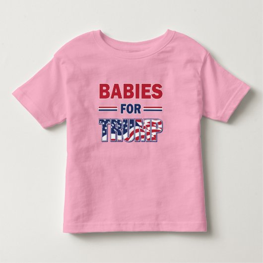 Babies voor Trump Kinder Shirts (Voorkant)