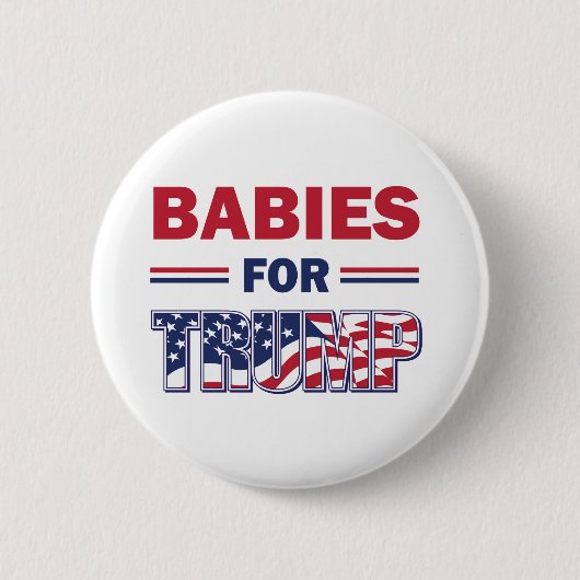 Babies voor Trump Ronde Button 5,7 Cm (Voorkant)