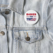 Babies voor Trump Ronde Button 5,7 Cm (In situ)