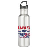 Babies voor Trump Waterfles (Voorkant)