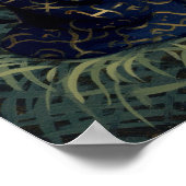 Babirusa Skull Art Afdrukken gothische sproeit ond Poster (Hoek)