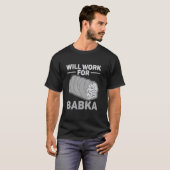 Babka Brood Grappig Chocolade Eten Recept T-shirt (Voorkant volledig)