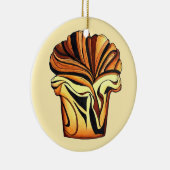 Babka Chocolate Bread Slice Loaf Joodse bakkerij Keramisch Ornament (Rechts)